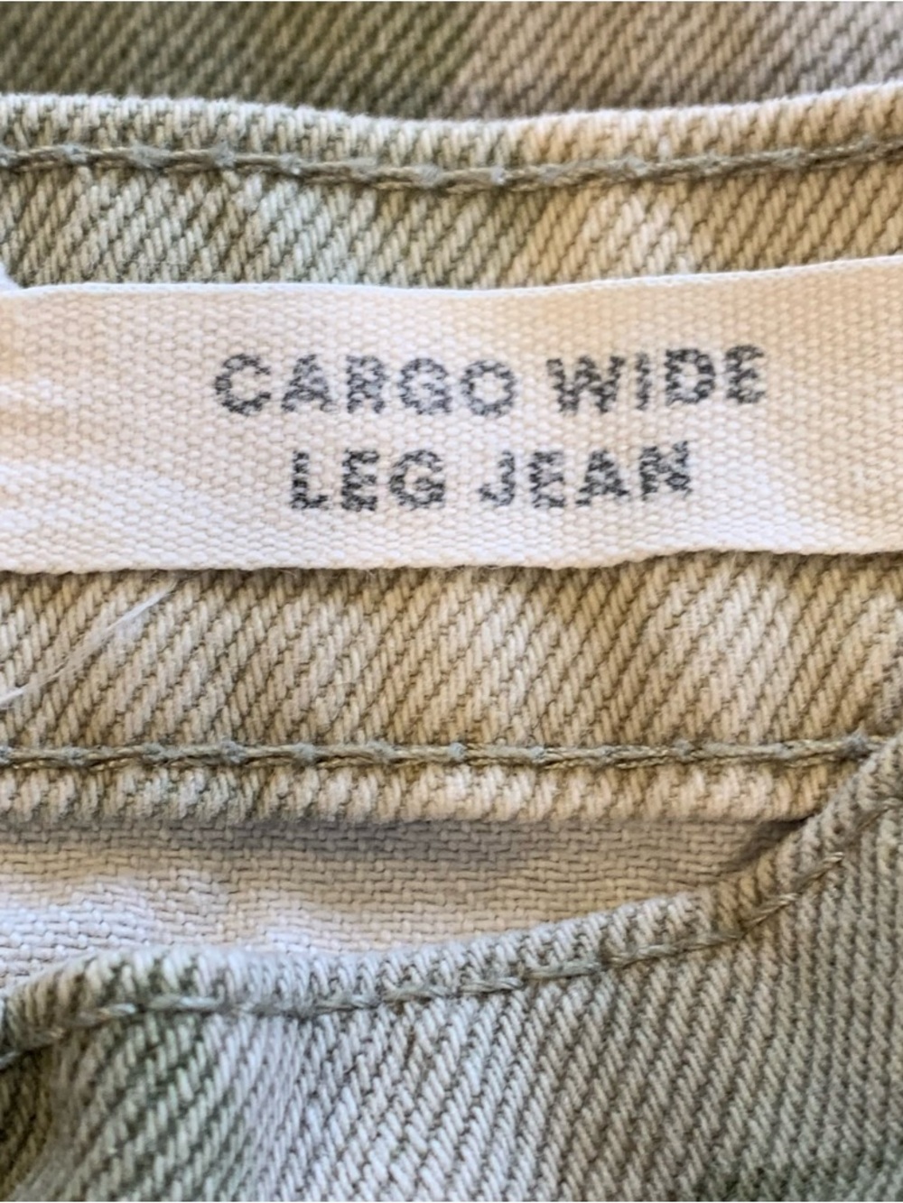Cotton On Cargo Wide Leg Jean Camo Print Size 2 - Picture 7 of 11